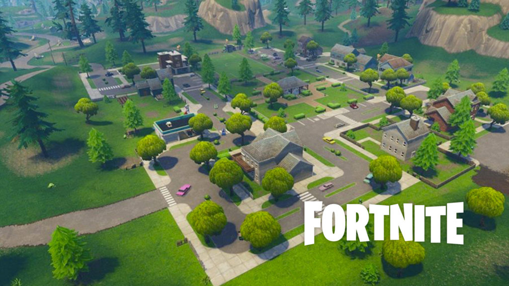 carte au tresor plesant park fortnite